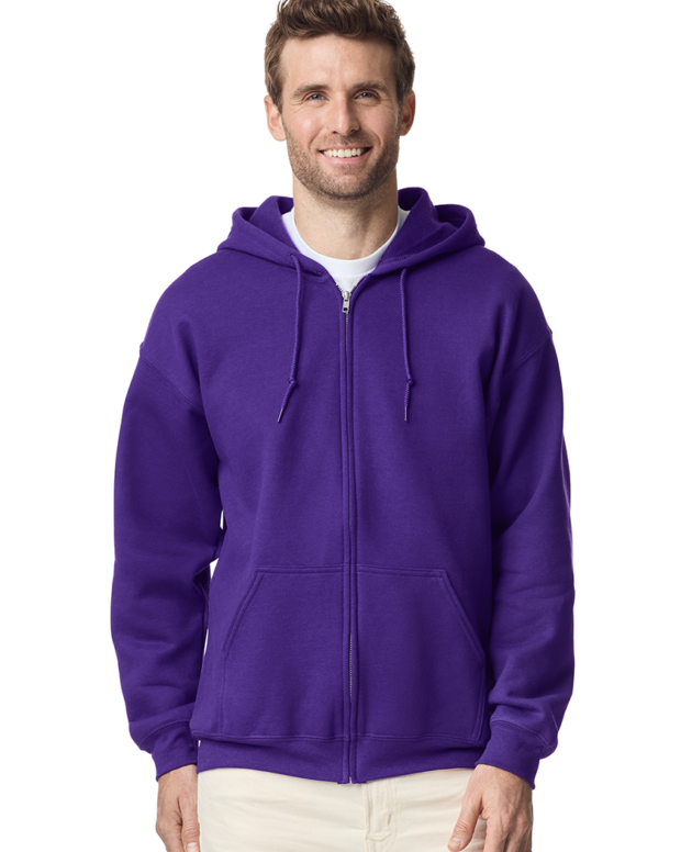 HEAVY BLEND™ ADULT FULL ZIP HOODED SWEATSHIRT