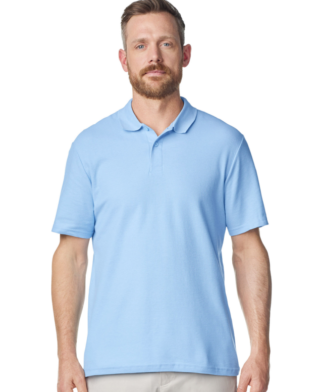 SOFTSTYLE® ADULT DOUBLE PIQUÉ POLO
