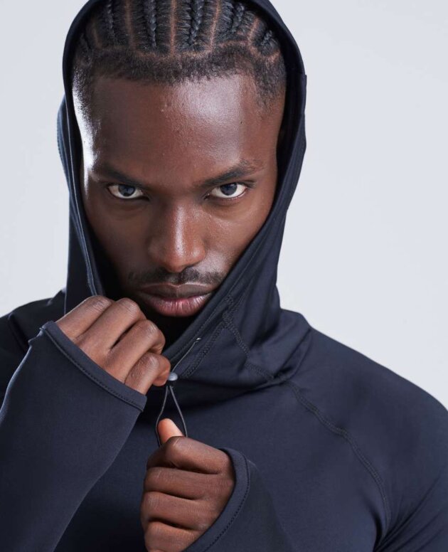 MENS COOL COWL NECK TOP