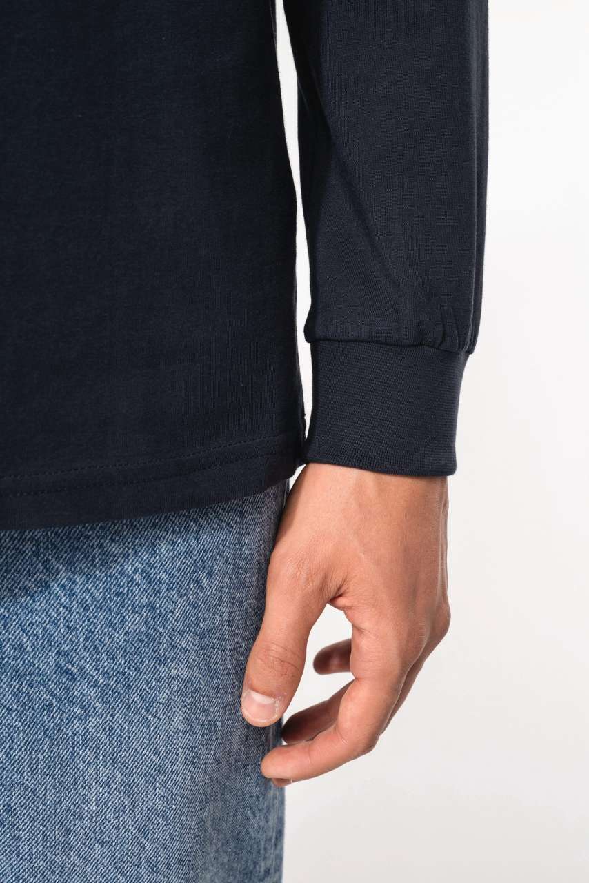 MEN'S LONG SLEEVED JERSEY POLO SHIRT