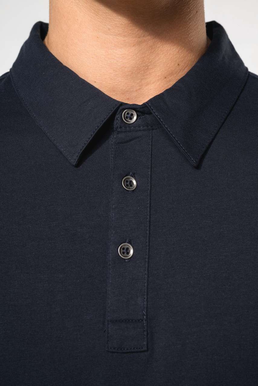 MEN'S LONG SLEEVED JERSEY POLO SHIRT - Image 6
