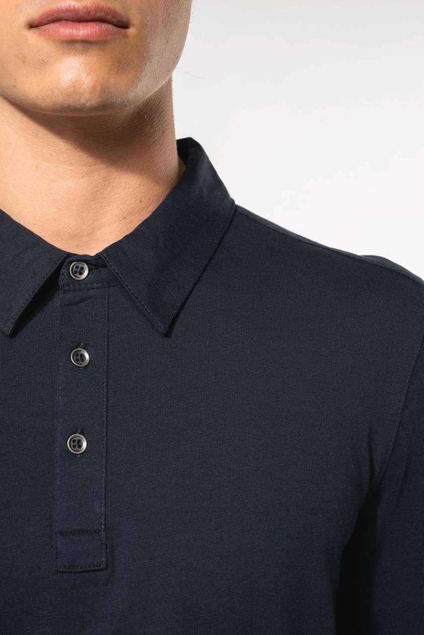 MEN'S LONG SLEEVED JERSEY POLO SHIRT - Image 7