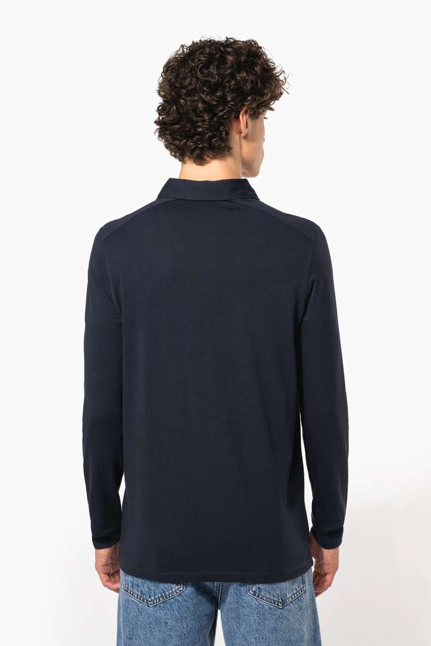 MEN'S LONG SLEEVED JERSEY POLO SHIRT - Image 10