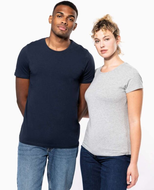 LADIES' SHORT-SLEEVED CREW NECK T-SHIRT