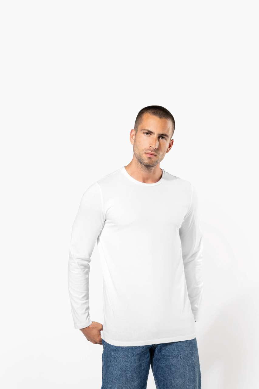 MEN'S LONG-SLEEVED CREW NECK T-SHIRT - Image 7