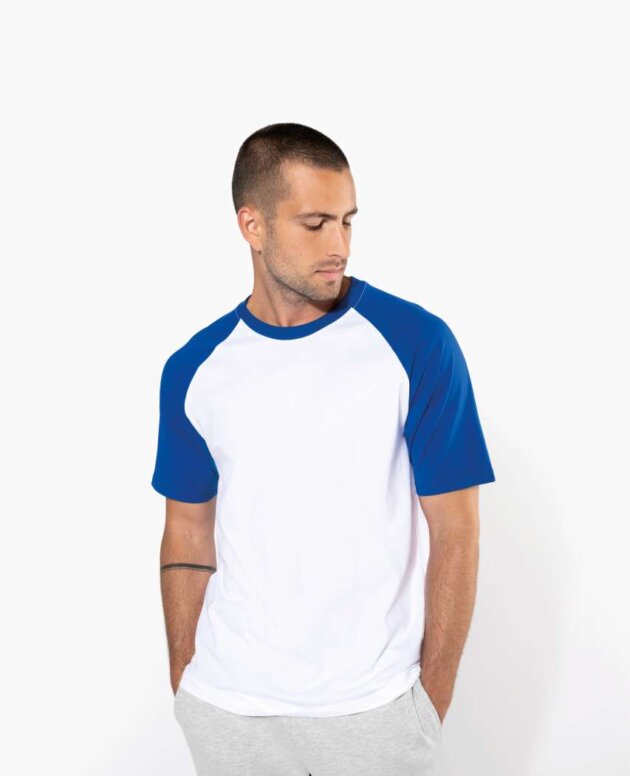 BASEBALL - SHORT-SLEEVED TWO-TONE T-SHIRT