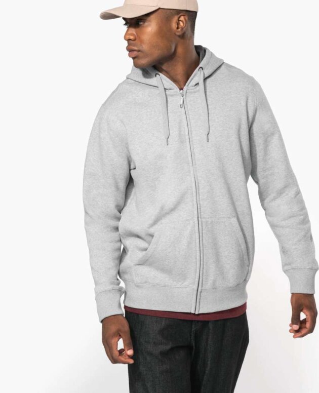 FULL ZIP HOODED SWEATSHIRT