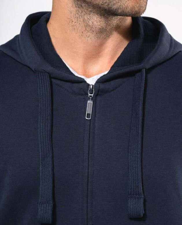 MEN'S FULL ZIP HOODED SWEATSHIRT
