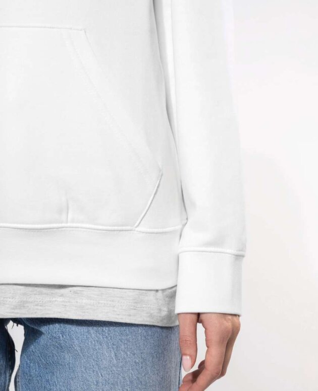 LADIES’ CONTRAST HOODED SWEATSHIRT