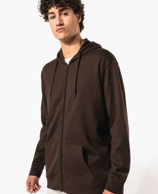 FULL ZIP HOODED SWEATSHIRT