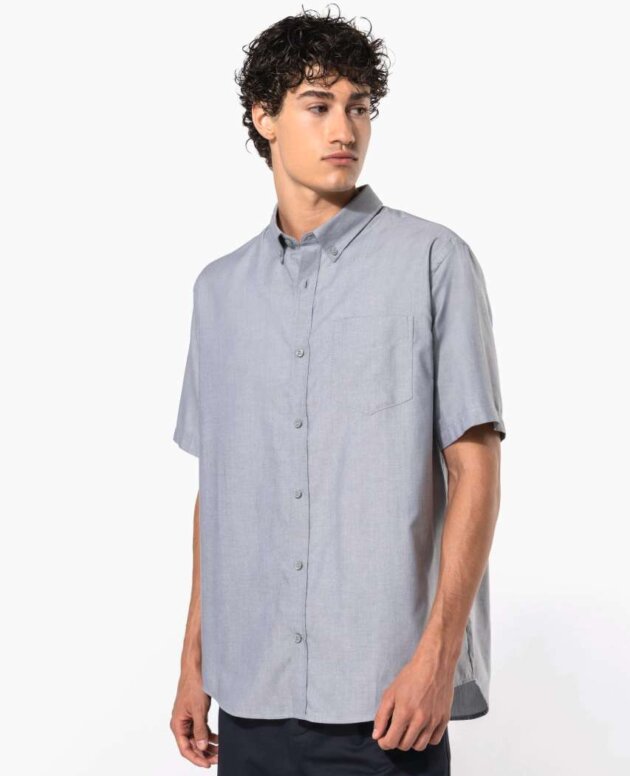 MEN'S SHORT-SLEEVED OXFORD SHIRT