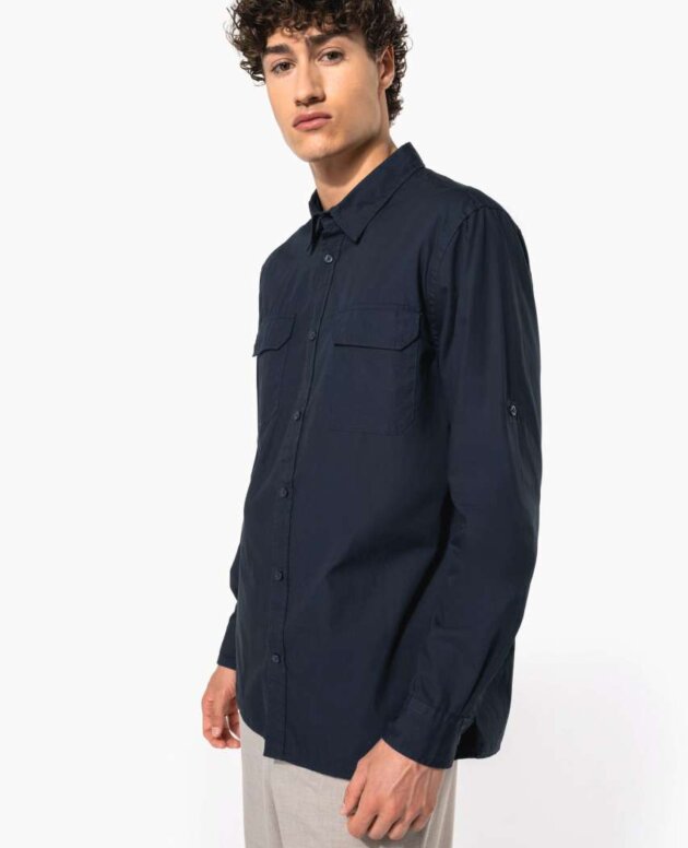 MEN'S LONG-SLEEVED SAFARI SHIRT