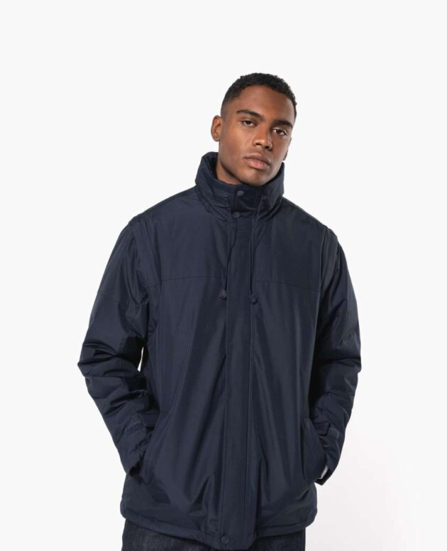 FACTORY - DETACHABLE SLEEVED BLOUSON JACKET