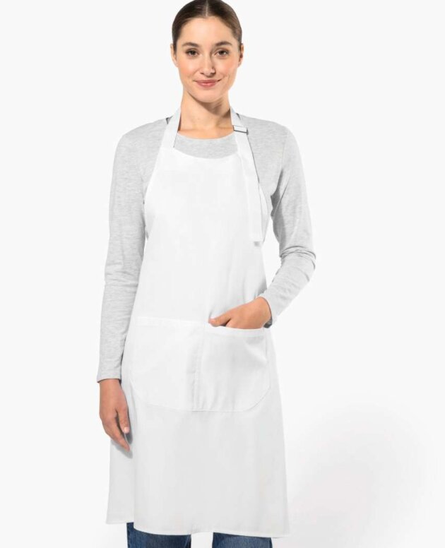 POLYCOTTON APRON HIGH-TEMPERATURE WASHABLE