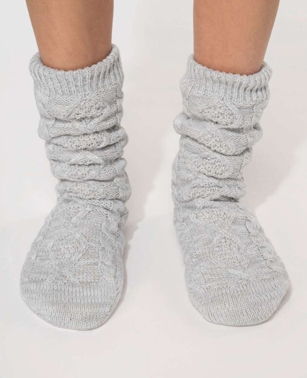 SHERPA-LINED LOUNGE SOCKS