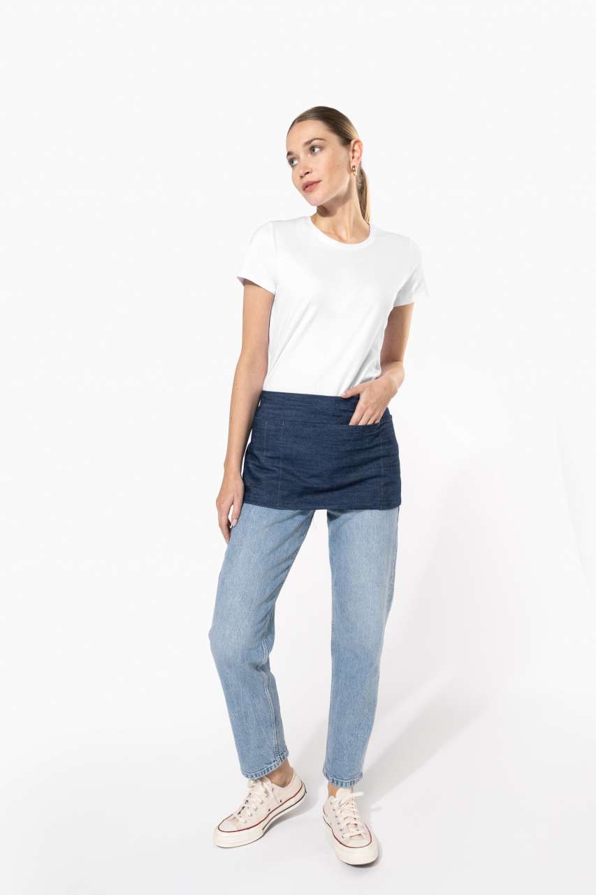 POLYCOTTON SHORT APRON - Image 2