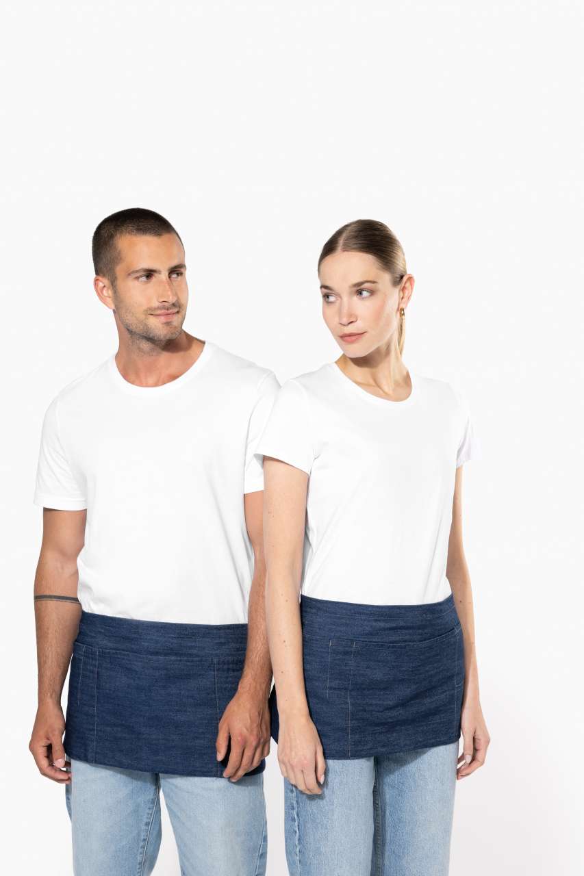 POLYCOTTON SHORT APRON - Image 3
