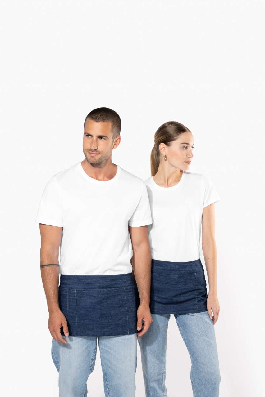 POLYCOTTON SHORT APRON - Image 4