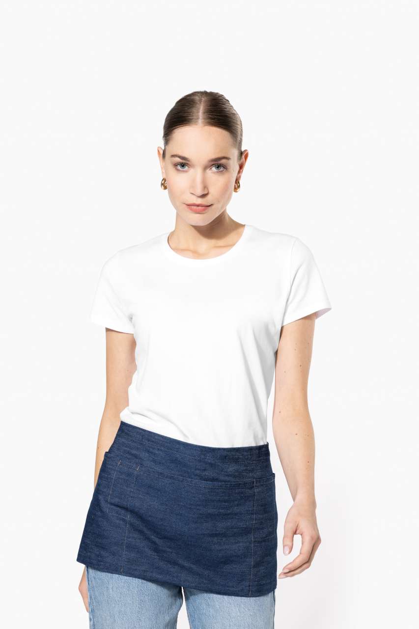 POLYCOTTON SHORT APRON - Image 9