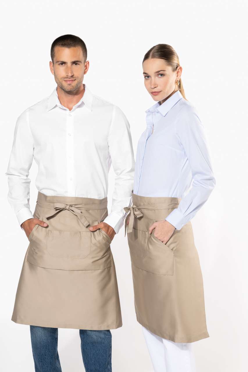 POLYCOTTON LONG APRON - Image 4