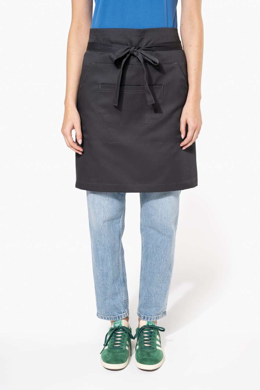 POLYCOTTON MID-LENGTH APRON - Image 4
