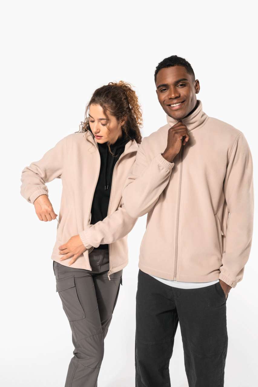 UNISEX MICROFLEECE ELASTICATED JACKET - Image 3