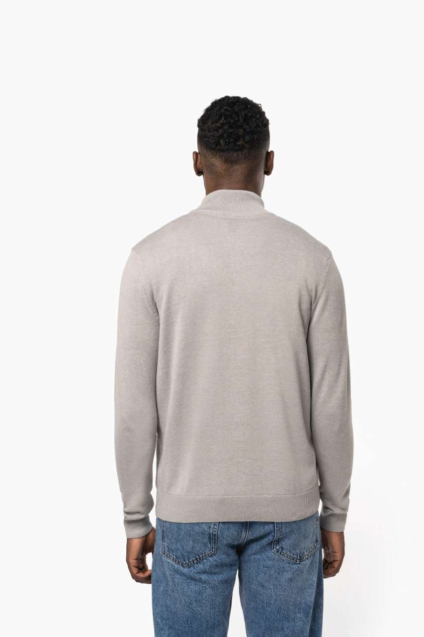 MEN'S ZIP NECK JUMPER - Image 3