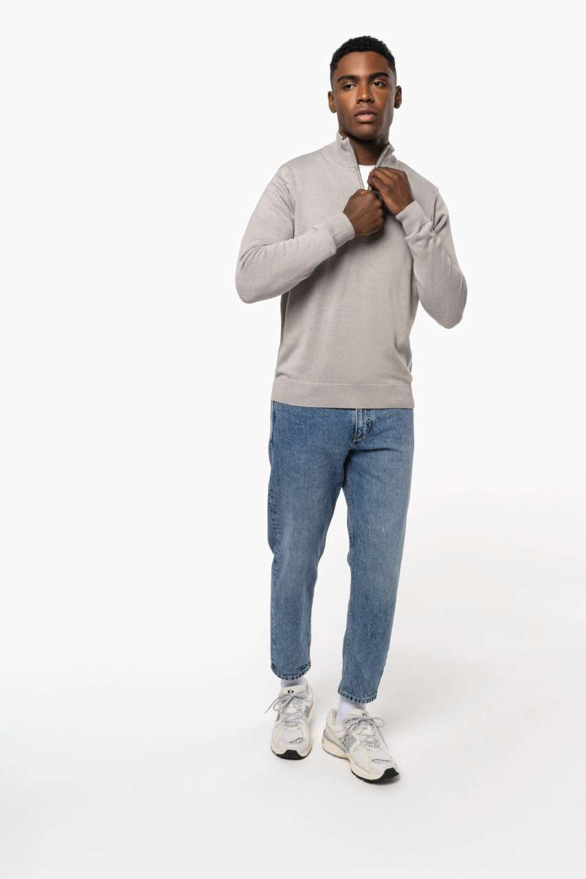 MEN'S ZIP NECK JUMPER - Image 5