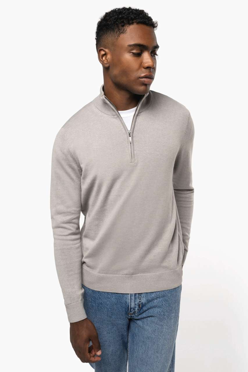 MEN'S ZIP NECK JUMPER - Image 6