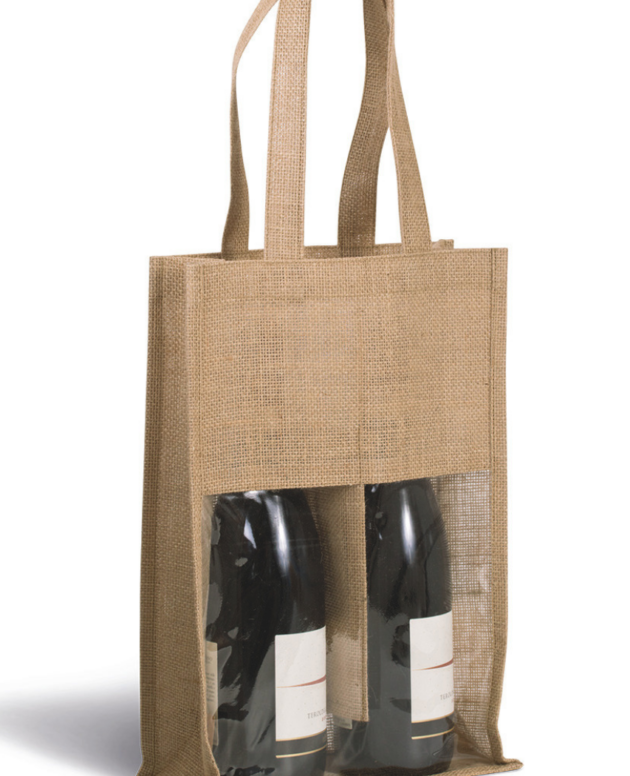 JUTE BOTTLE BAG/ЧАНТА ЗА БУТИЛКИ