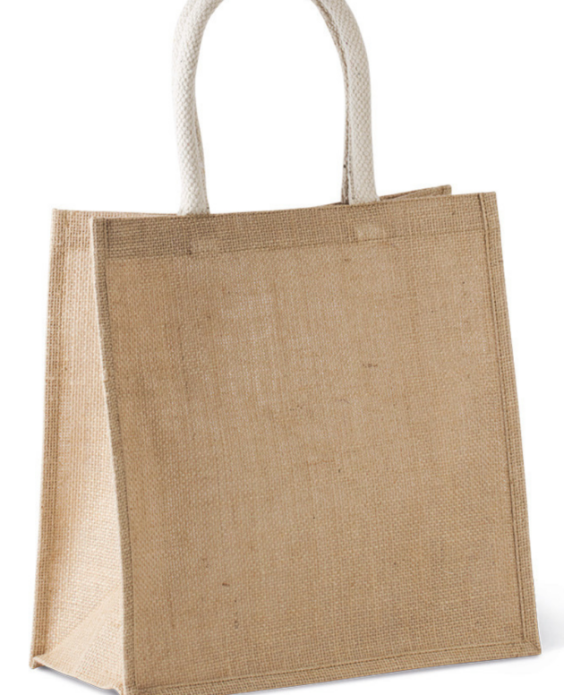 JUTE CANVAS TOTE - LARGE/ЧАНТА ОТ ЮТА