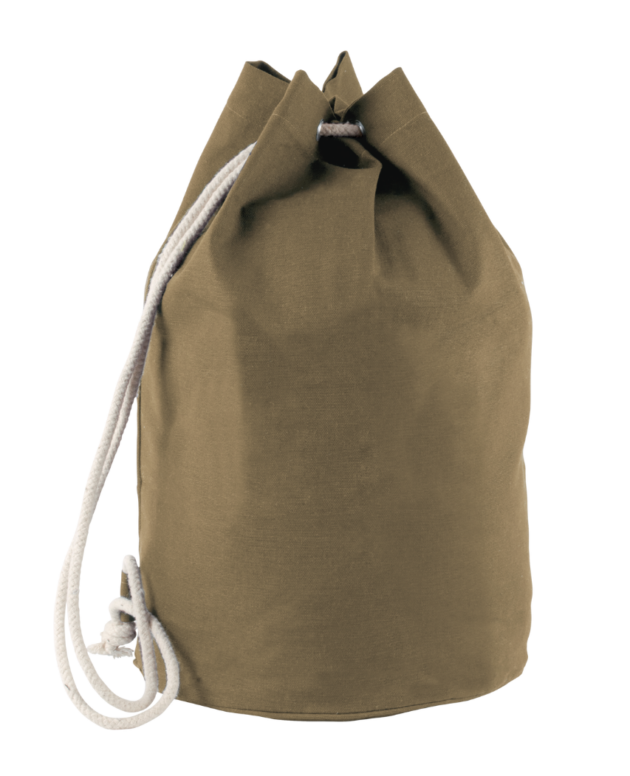 COTTON SAILOR-STYLE BAG WITH DRAWSTRING/ЧАНТА В МОРЯШКИ СТИЛ