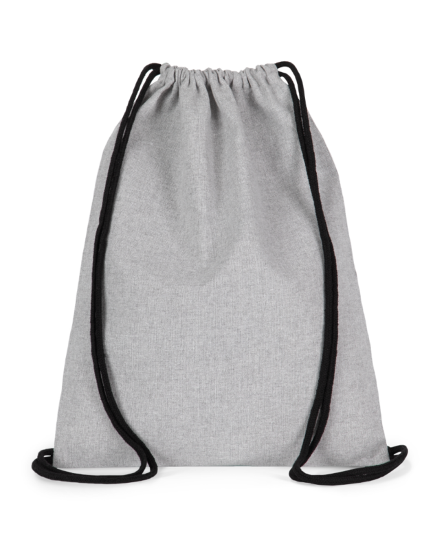 SMALL RECYCLED BACKPACK WITH DRAWSTRING/РАНИЦА ОТ РЕЦИКЛИРАНИ МАТЕРИАЛИ
