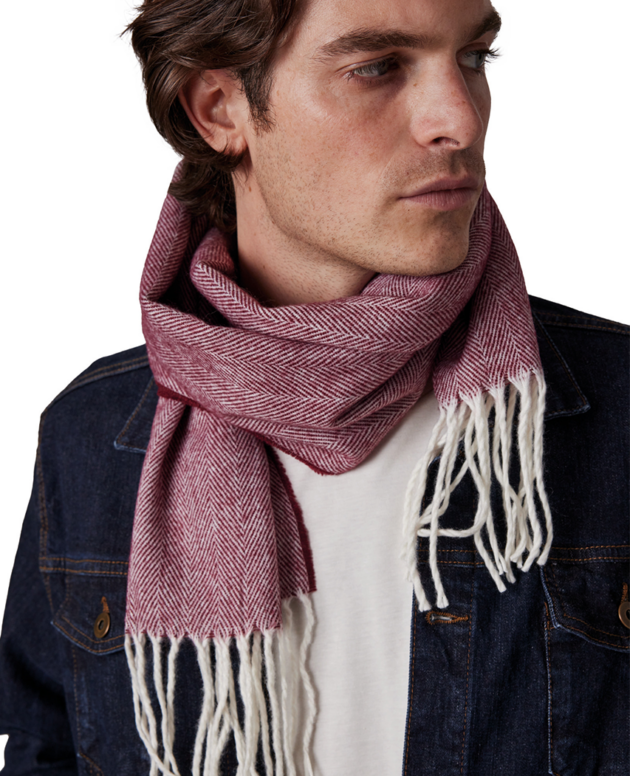 FRINGED SCARF