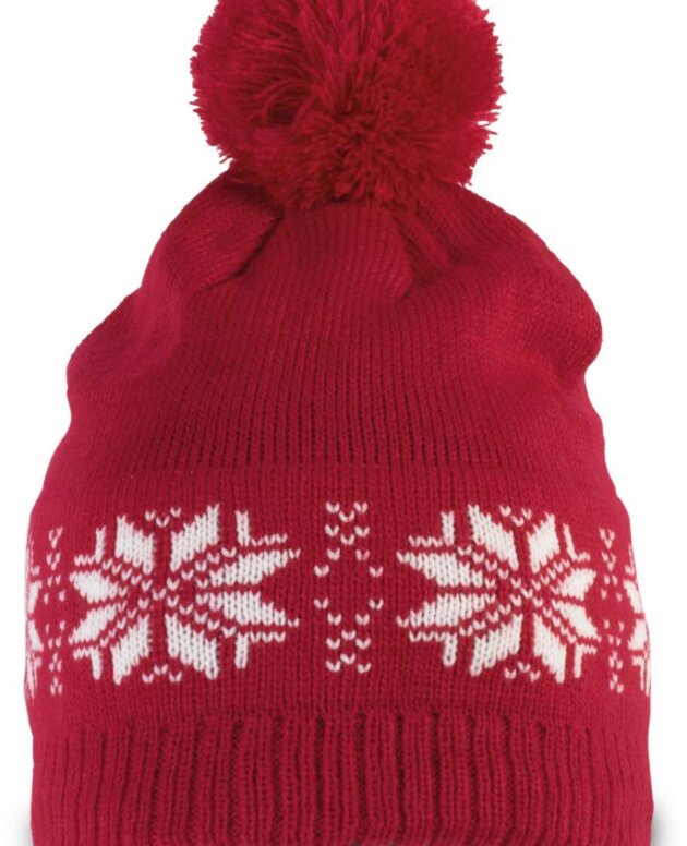 FAIR ISLE KNIT BEANIE