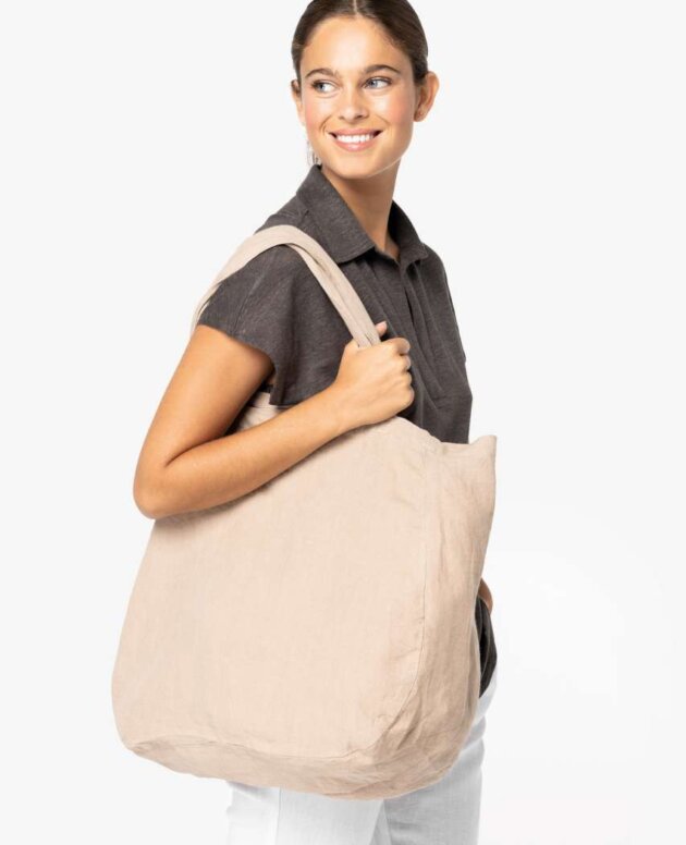 ECO-FRIENDLY LINEN SHOPPING BAG/ЛЕНЕНА ПАЗАРСКА ЧАНТА