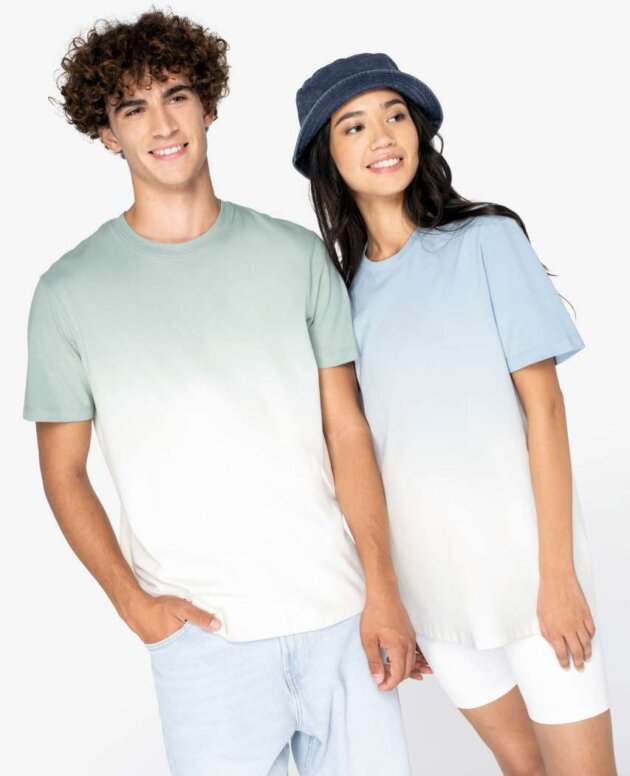 UNISEX ECO-FRIENDLY DIP DYE T-SHIRT
