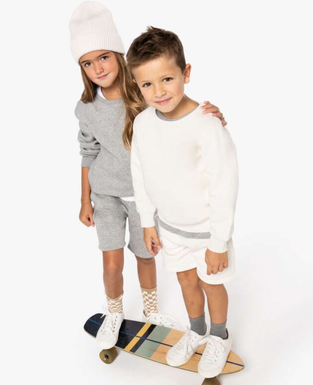 KIDS' ECO-FRIENDLY ROUND NECK SWEATSHIRT
