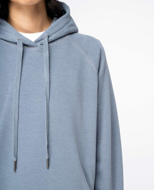 LADIES' ECO-FRIENDLY RAGLAN HOODED SWEATSHIRT