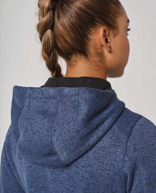 LADIES’ HEATHER HOODED JACKET