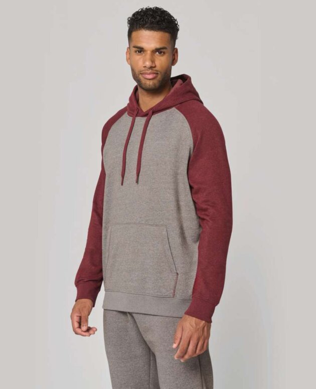 ADULT TWO-TONE HOODED SWEATSHIRT