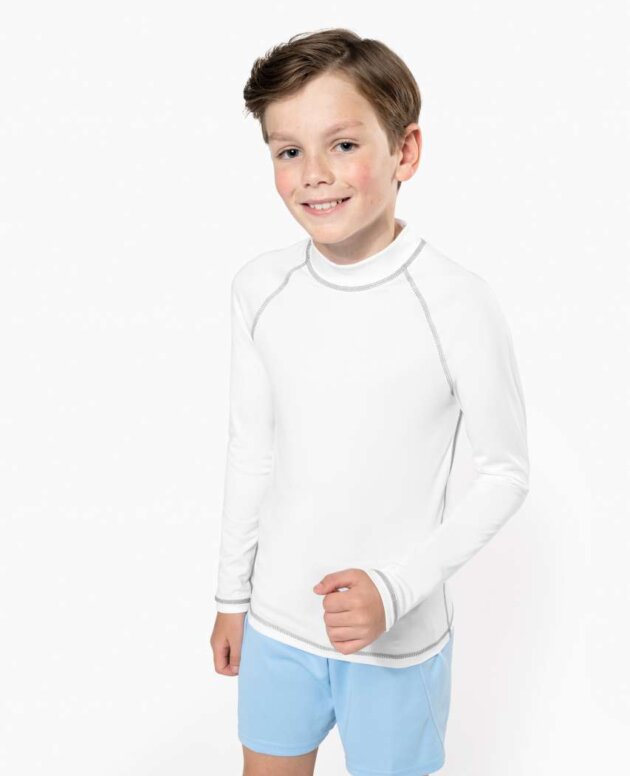CHILDREN’S LONG-SLEEVED TECHNICAL T-SHIRT WITH UV PROTECTION