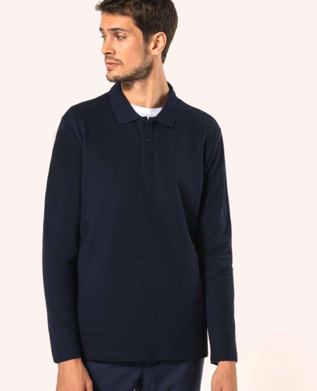 MEN'S LONG-SLEEVED SUPIMA® POLO SHIRT