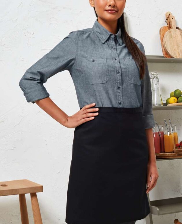 COTTON WAIST APRON, FAIRTRADE & ORGANIC CERTIFIED
