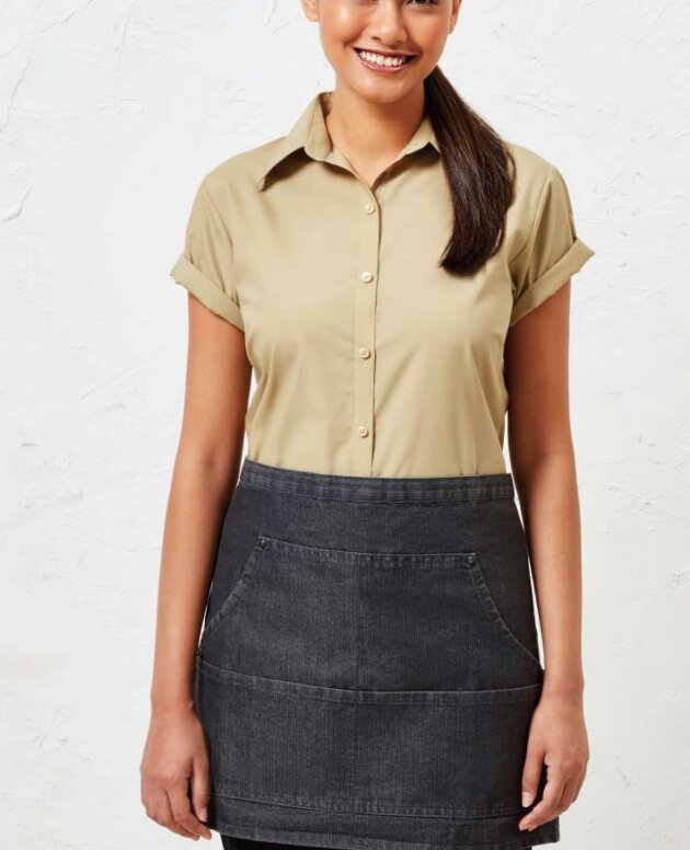 JEANS STITCH DENIM WAIST APRON