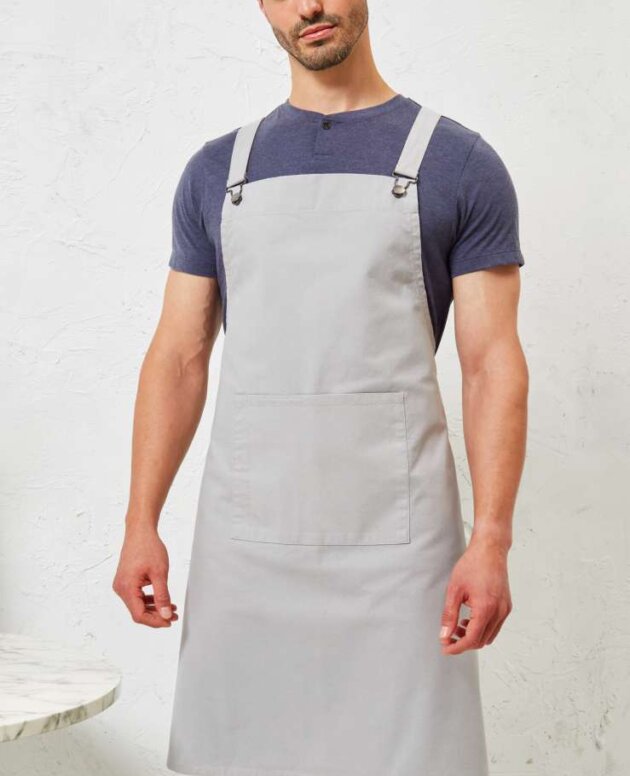 CROSS BACK ’BARISTA’ BIB APRON
