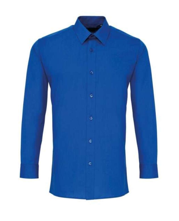 MEN’S LONG SLEEVE FITTED POPLIN SHIRT