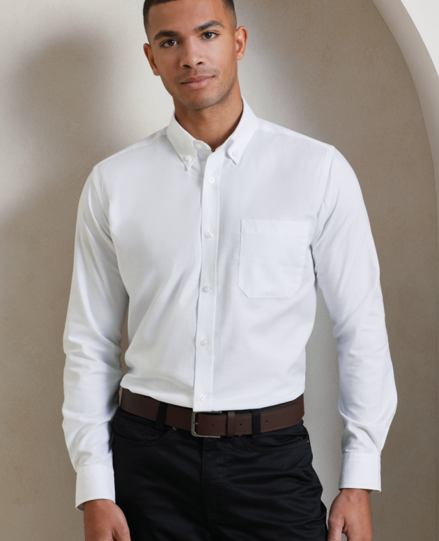 MEN’S LONG SLEEVE SIGNATURE OXFORD SHIRT
