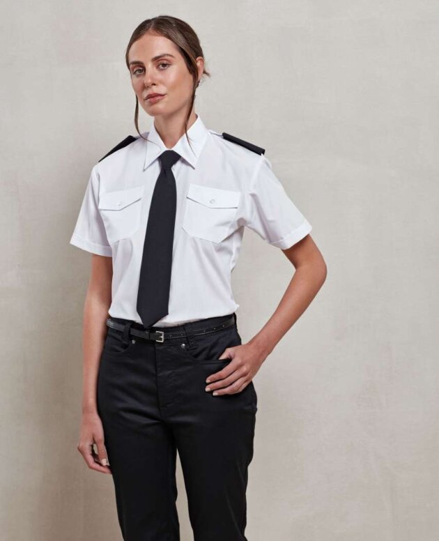 WOMEN'S SHORT SLEEVE PILOT SHIRT