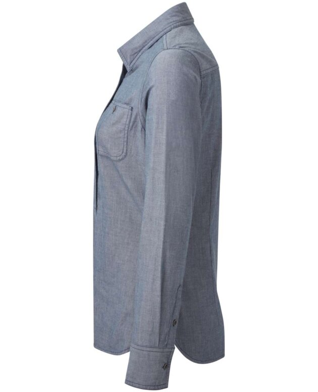 WOMEN'S ORGANIC CHAMBRAY FAIRTRADE SHIRT